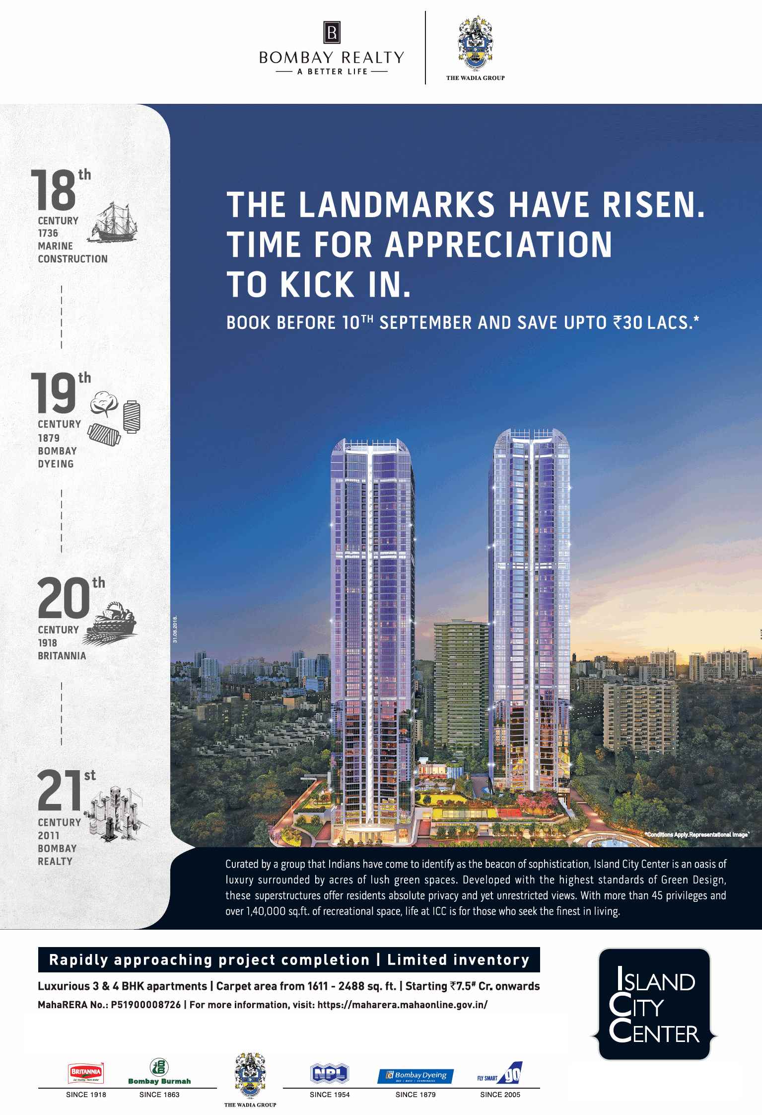 Bombay Island City Center nearing completion in Mumbai